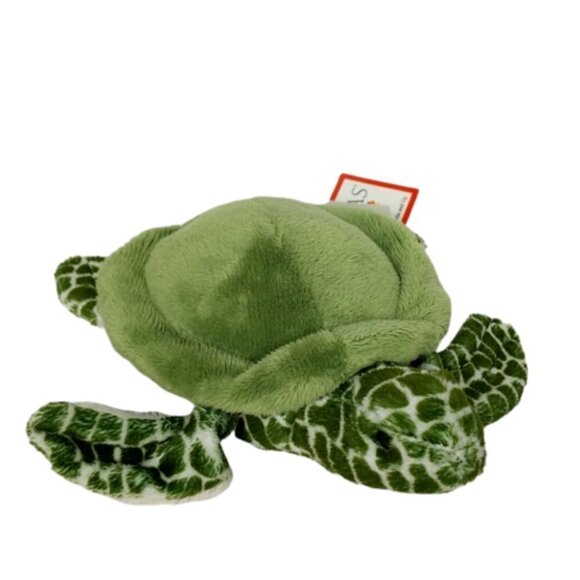 Douglas Cuddle Toy Tillie Green Sea Turtle Ocean Plush Stuffed Animal 2014 7" - Picture 1 of 7